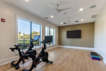 Fitness center w/ cardio, free weights & yoga room